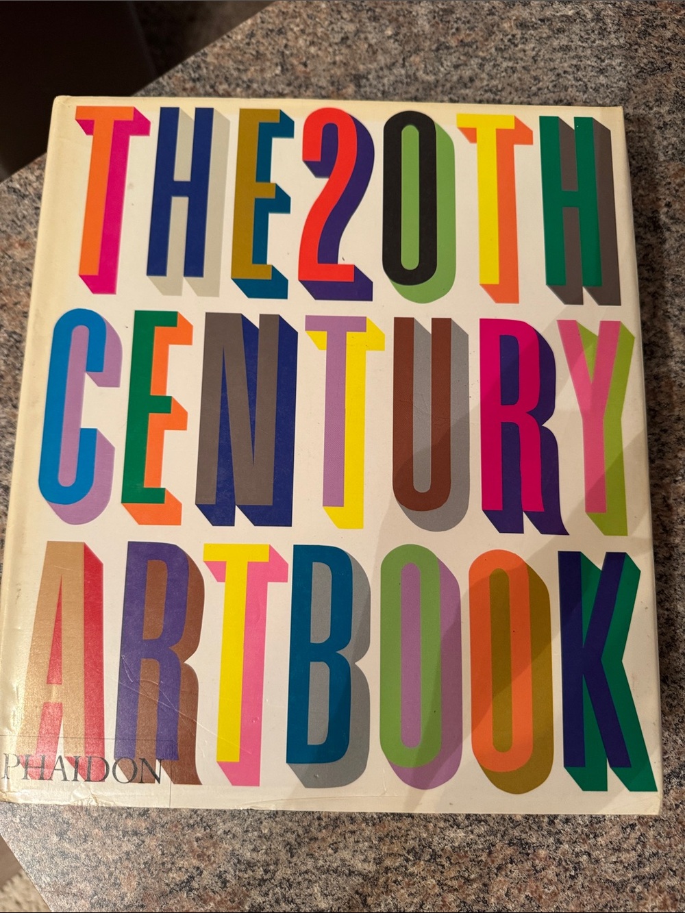 Phaidon Colorful Multicolor Typographic Art Book 11 x 12 inch hardcover